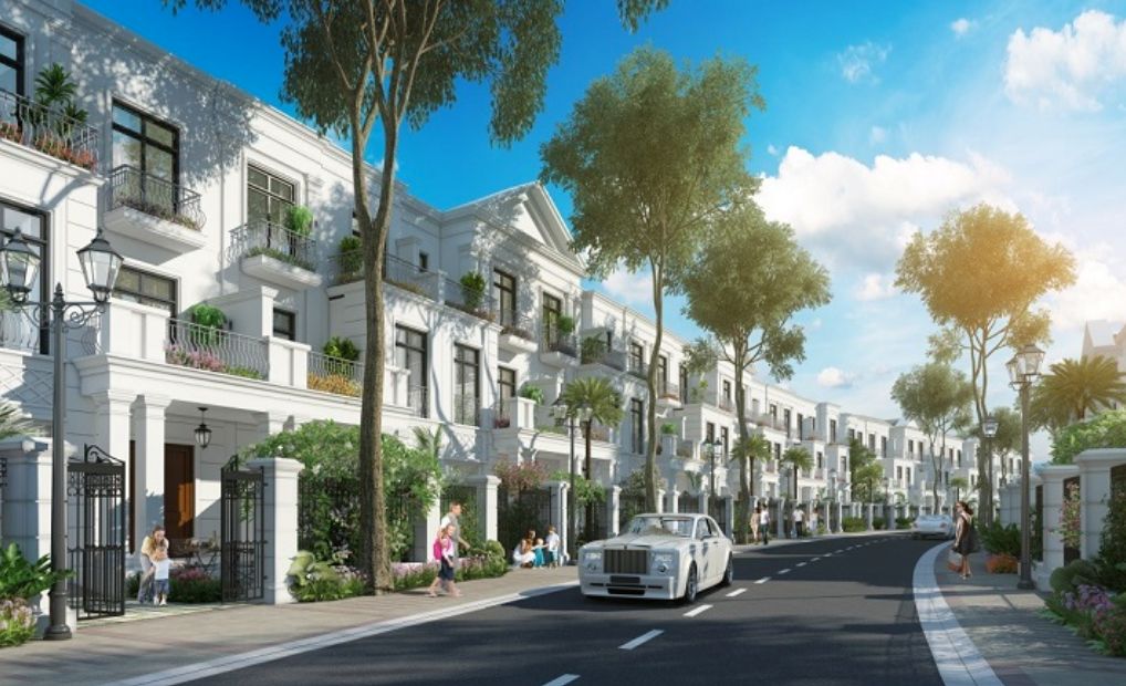 Cần bán gấp nhà phố shophouse The Times Avenue Vinhomes Cổ Loa, hướng Tây Bắc, DT 82m2
